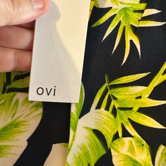 Ovi Green and Black Blazer with Bold Pattern - Picture 5 of 8